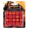 AoS: Blades Of Khorne Dice Set -Card Game Store TR 83 39 99220201028 Blades of Kohrne Dice Set 90386.1679148610