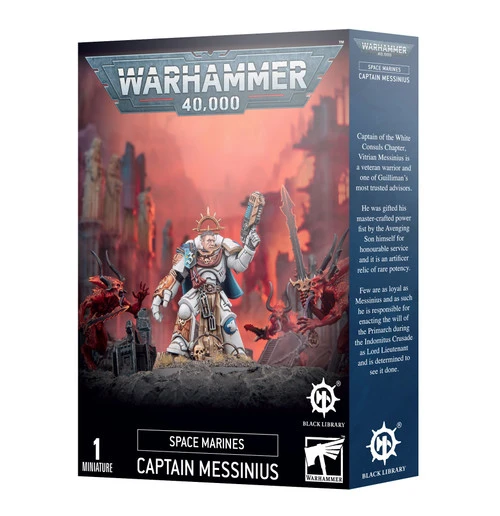 40K Space Marines: White Consuls: Captain Messinius